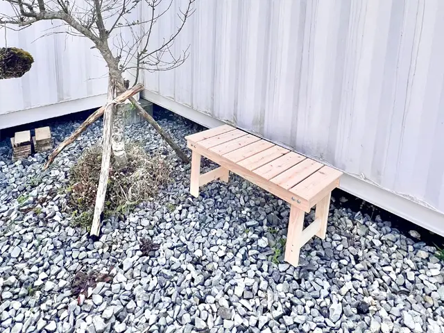 天然檜 ひのき ベンチ、台、花台