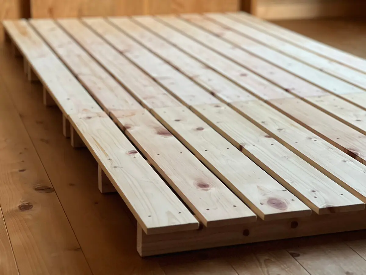 ひのき すのこベッド 『マレ（MARE） ロング』分解 説明文ご確認ください